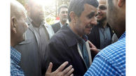 احمدی‌نژاد در در راهپیمایی 22 بهمن+عکس
