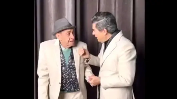 فیلم آواز باشکوه سالار عقیلی و استاد ایرج  با آهنگ  آرام جان !