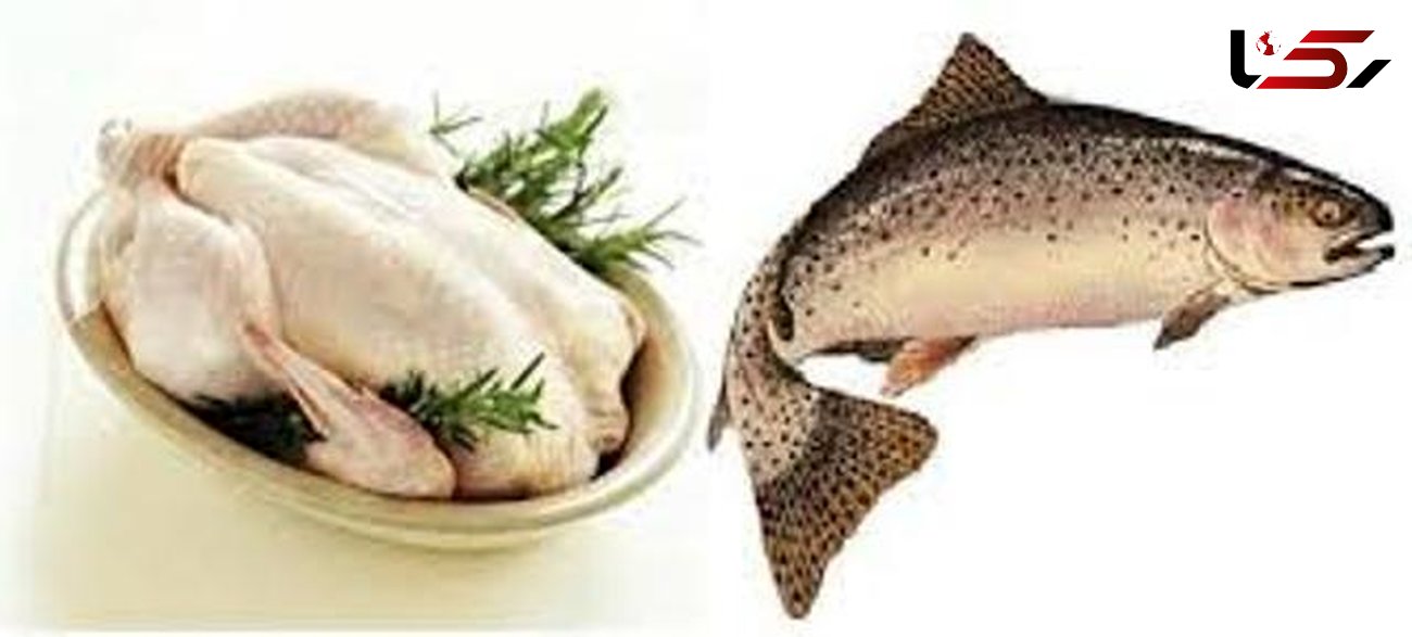 نرخ جدید مرغ و انواع ماهی در بازار