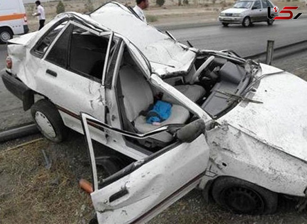 تصادف مرگبار پراید با نیسان یک تن را قربانی کرد / در فیروزآباد رخ داد