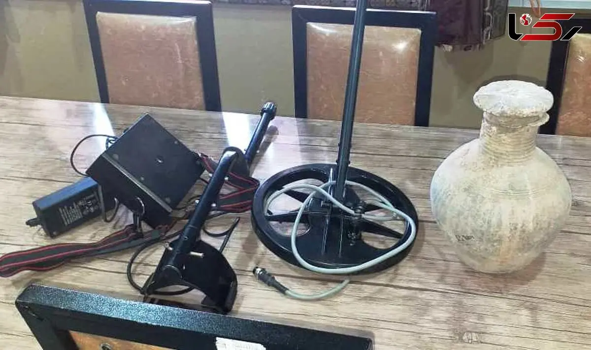 کشف گنج یاب قاچاق در  بوانات