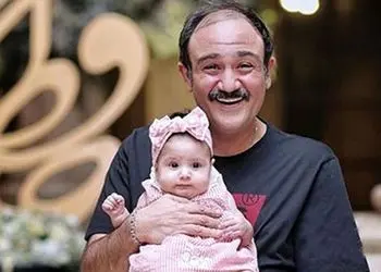 عکس/نگاهی به کیک تولد لوکس 5 سالگی هانا دختر بامزه مهران غفوریان کمدین ایرانی / کپی برابر اصل باباشه هانا خانوم