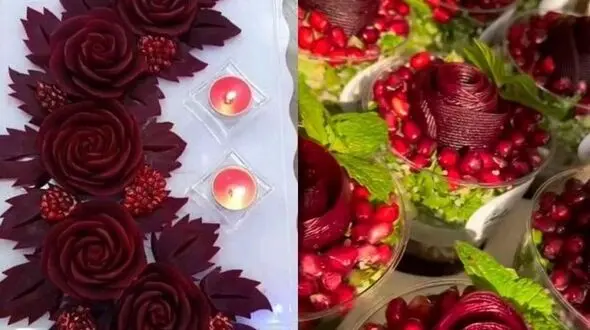 ایده‌ های جذاب تزئین لبوی شب یلدا | 30 ترند داغ سال 1404