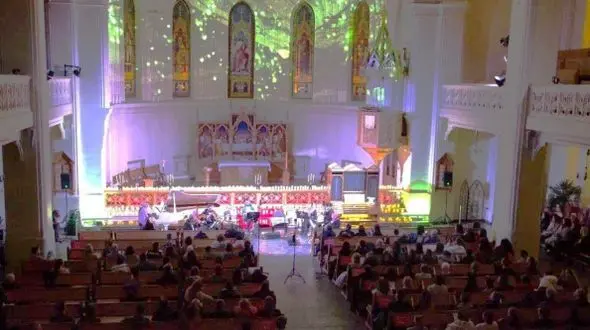 تماشای هنر موسیقی ایرانی در کلیسای معروف مسکو + فیلم 