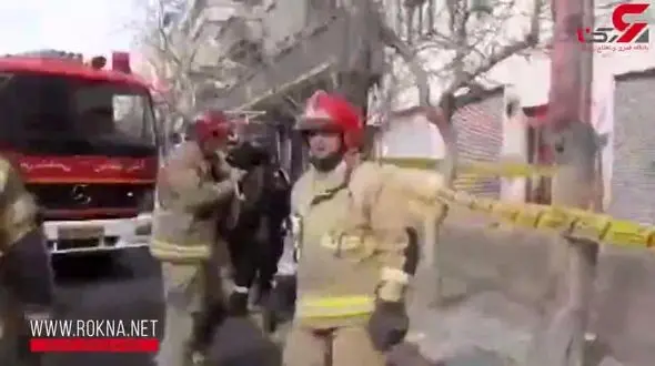 انفجار مغازه چرخ خیاطی در قلب تهران/ خیابان جمهوری بسته شد +فیلم 