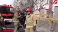 انفجار مغازه چرخ خیاطی در قلب تهران/ خیابان جمهوری بسته شد +فیلم 