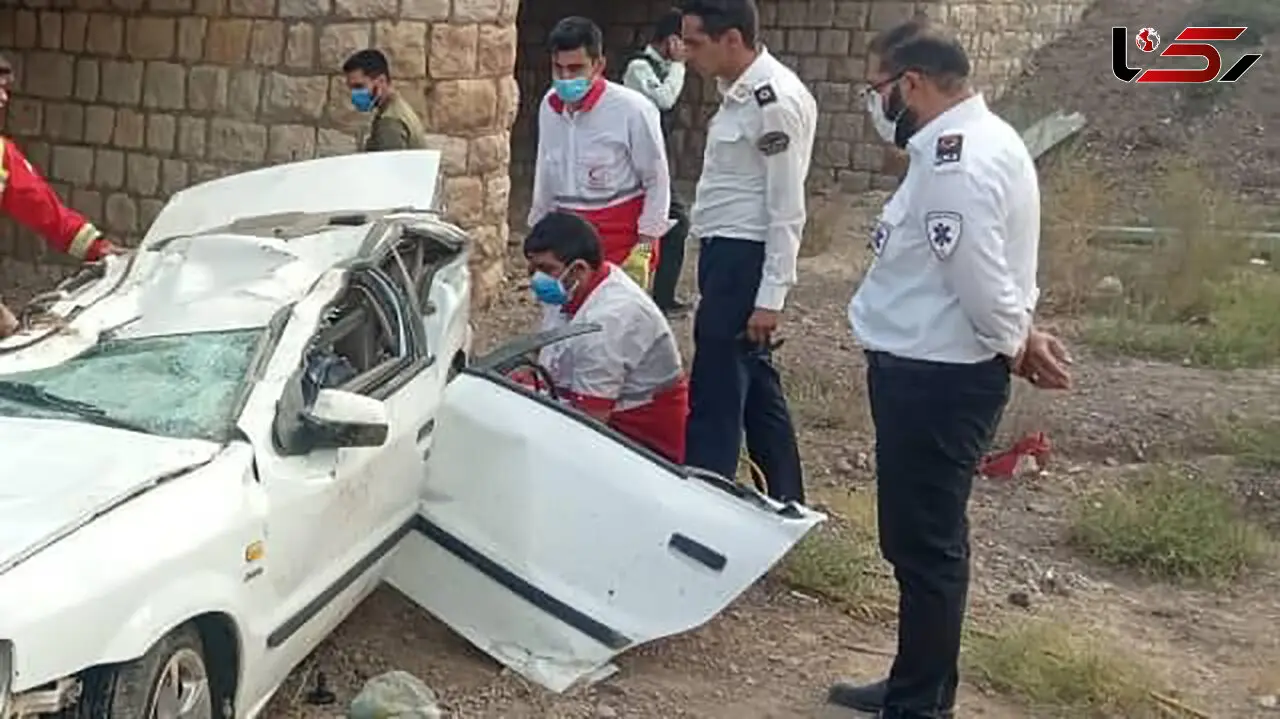 سقوط مرگبار سمند از پل / 2 کشته در جاده سمنان