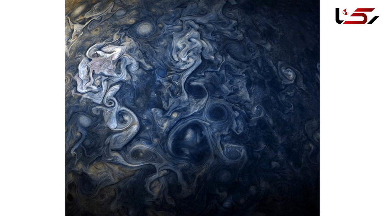 شاهکار نقاشی ون گوگ توسط ناسا منتشر شد/عکسی زیبا از ابرهای مشتری