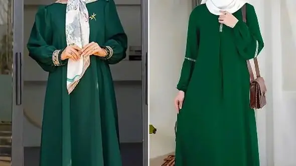 استایل ایرانی با پیراهن باحجاب سبز؛ 15 مدل برتر سال