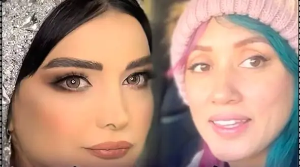 فیلم پاسخ دندان شکن میا همسر شادمهر به ژینا کلانتری / میا به حواشی پایان داد !