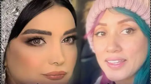 فیلم پاسخ دندان شکن میا همسر شادمهر به ژینا کلانتری / میا به حواشی پایان داد !