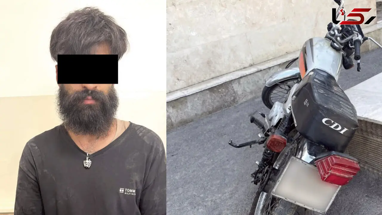 گوشی قاپ مو بلند حین سرقت دستگیر شد