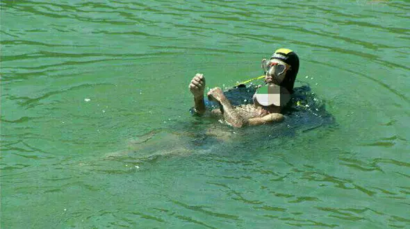 غرق شدن مرد 45 ساله در رودخانه لیلان چای ملکان + عکس 