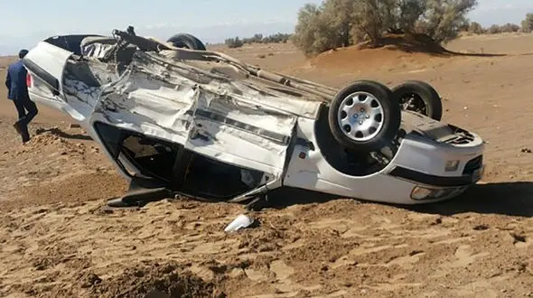  مرگ 4 مهاجر در واژگونی خودروی قاچاقچیان انسان