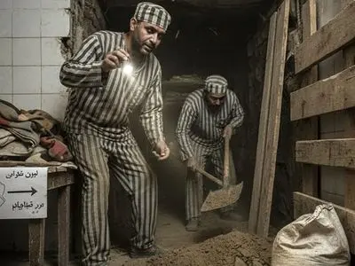 فیلم / بزرگترین فرار از زندان در ایران / فرار دوم رابین هود ایران با اشرف پروانه با حفر تونل در زندان رجایی شهر /قسمت سوم