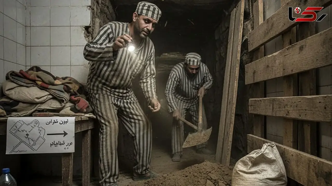 فیلم / بزرگترین فرار از زندان در ایران / فرار دوم رابین هود ایران با اشرف پروانه با حفر تونل در زندان رجایی شهر /قسمت سوم