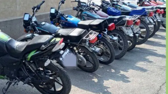 توقیف 20 دستگاه موتورسیکلت متخلف حادثه‌ساز و فاقد مدارک درمیانه