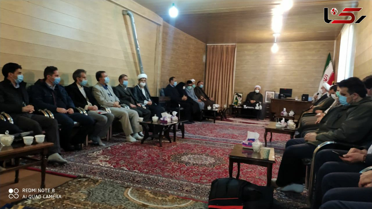 دیدار مسئولین ادارات ونهادهای دولتی در شهرستان هشترود با امام جمعه 