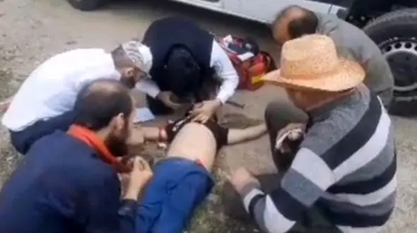 بازگشت به زندگی پسر بچه ۷ ساله با تلاش تیم پایگاه اورژانس ورسک + فیلم