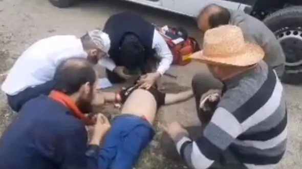 بازگشت به زندگی پسر بچه ۷ ساله با تلاش تیم پایگاه اورژانس ورسک + فیلم