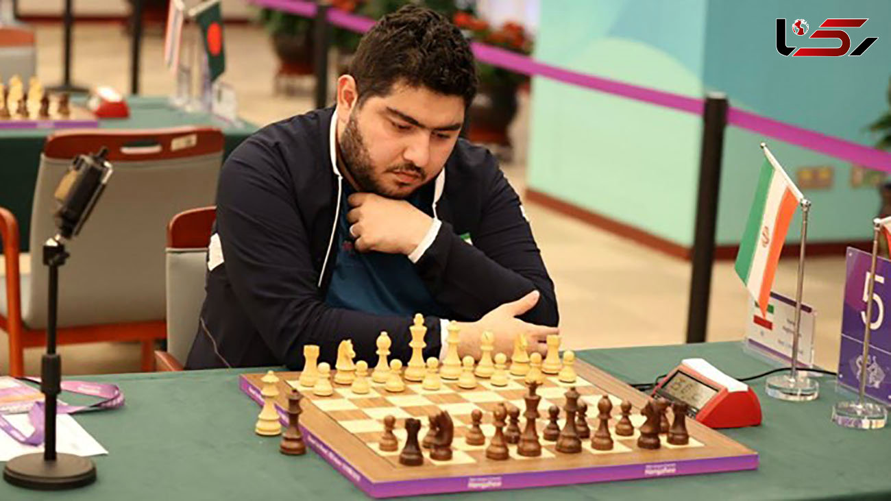 برد بزرگ شطرنج ایران برابر چین با درخشش پرهام