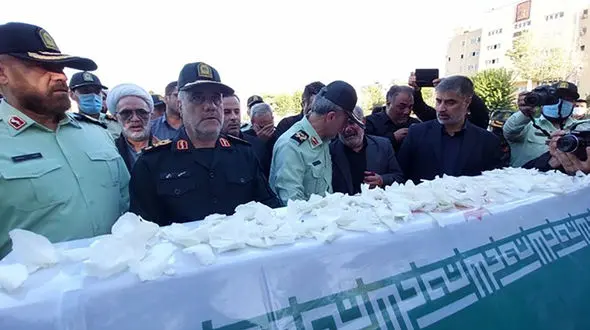 درخواست اعدام برای قاتل شهید کیوانلو از سوی رئیس پلیس تهران + فیلم وداع همسر شهید 