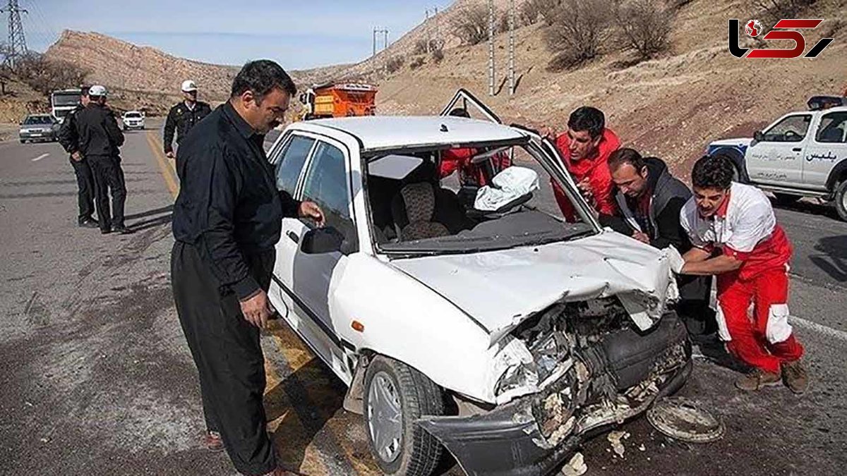 راننده پراید در تصادف با تریلی جان باخت / در زنجان رخ داد