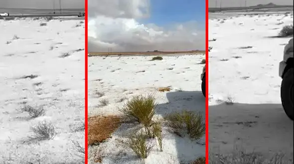 فیلم جلوه زمستانی در شمال عربستان