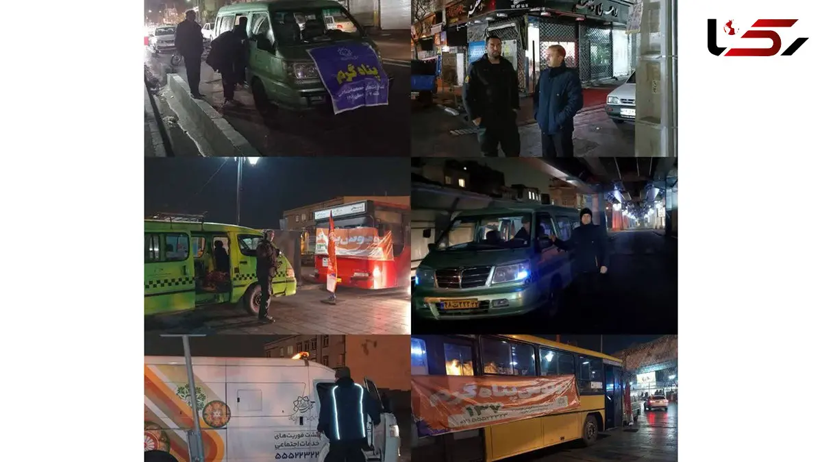 اجرای طرح پناه گرم در منطقه ۷ تهران