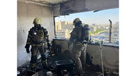 آتش سوزی بزرگ در اکباتان/40نفر در محاصره دود و آتش 