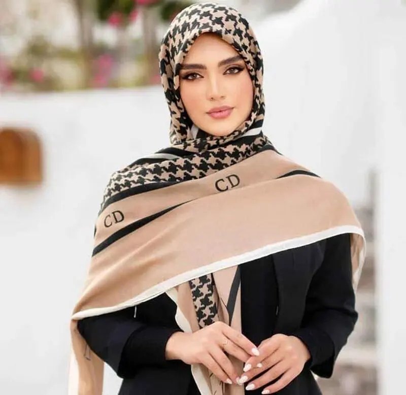 مدل بستن شال و روسری