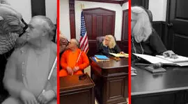 فیلم / ترفند قاضی دادگاه برای مجرمی که ادعای کور بودن داشت