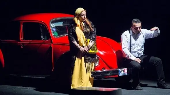 گزارشی از تئاتر افسار گسیخته ایران +تصاویر 