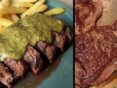 طرز تهیه استیک آنتروکوت فرانسوی + فیلم