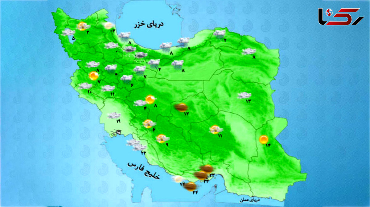 باران و برف در راه تهران و چند استان‌ دیگر