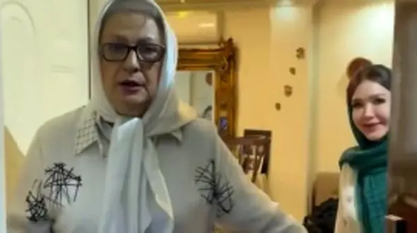 فیلم/ نگاهی به چیدمان فوق العاده زیبای «مریم امیرجلالی» / از فرش اصیل ایرانی تا صندلی نعنویی و باز عصبانیت مریم خانم در این خانه پرآرامش ...