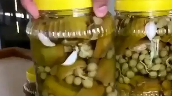 ترشی فلفل و غوره + فیلم 