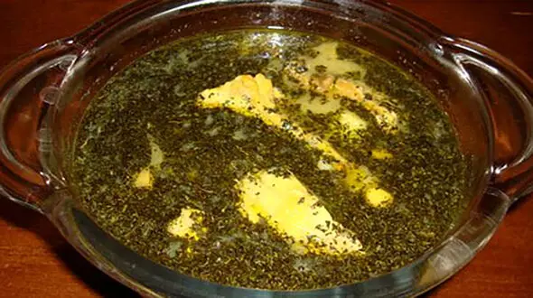 آبگوشت گوجه سبز + طرز پخت