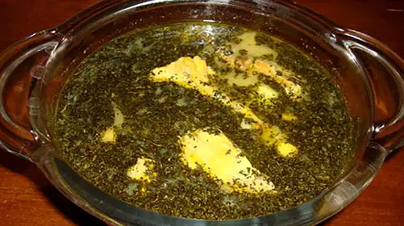 آبگوشت گوجه سبز + طرز پخت