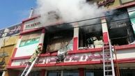  انبار ابزار و یراق در شرق تهران در آتش سوخت
