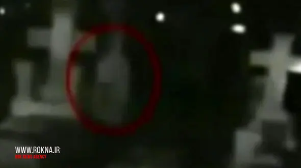 شکار شبح هایی که در تاریکی قبرستان پرسه می زد + فیلم