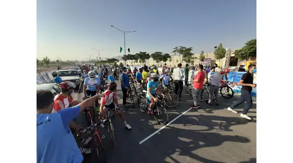 برگزاری اولین مرحله لیگ برتر دوچرخه سواری کشور در گلپایگان  + فیلم