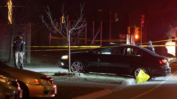 قتل جوان ایرانی در خودروی فولکس جتای سیاه رنگ+عکس محل کشف جسد