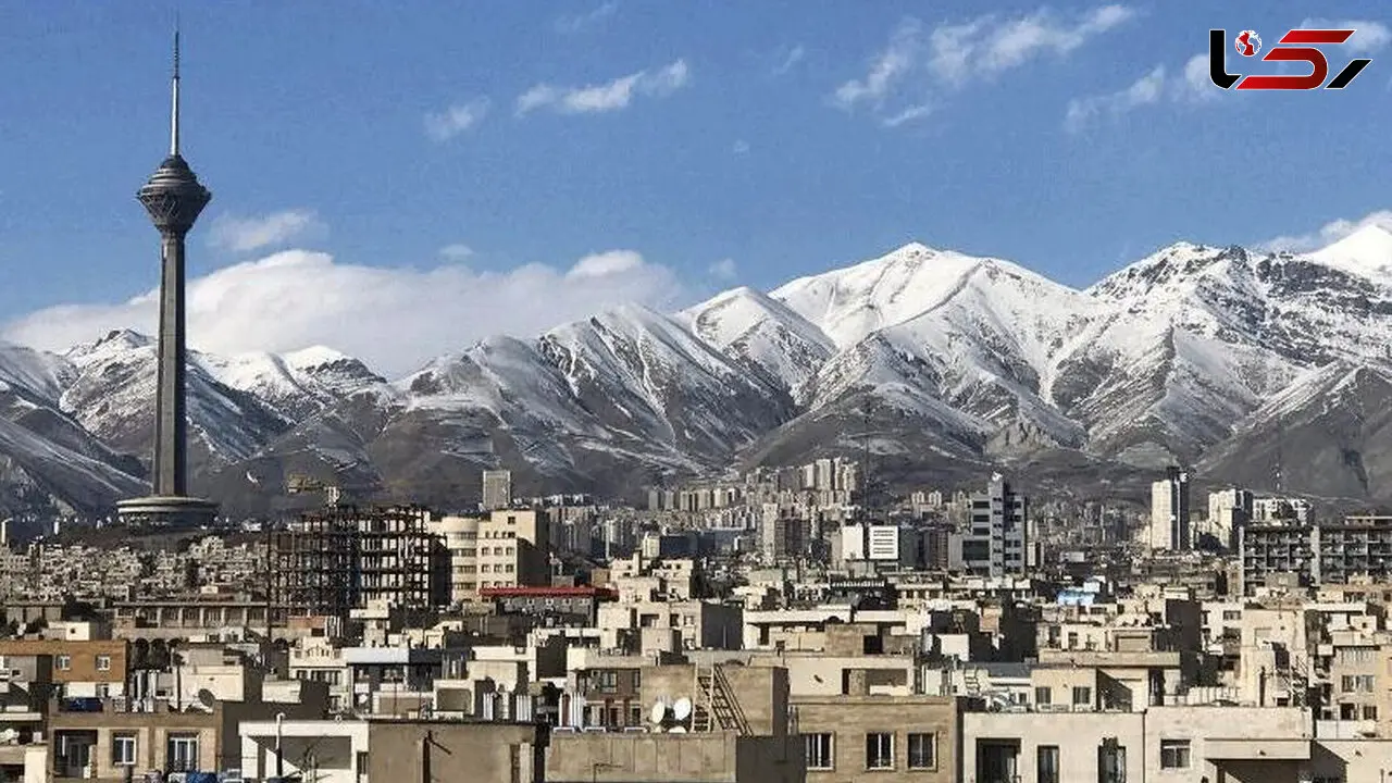 وضعیت هوای تهران بعد از بارش برف
