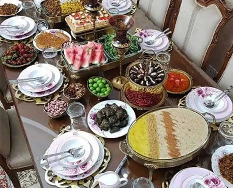 سفره های افطار لاکچری و خاص