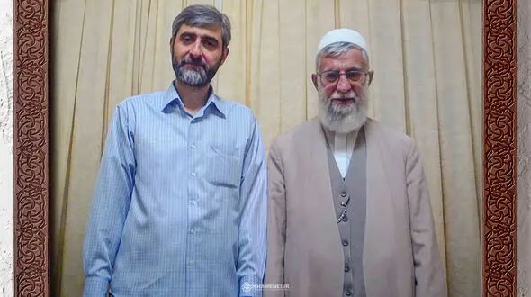 سفر در زمان / عکس دیده نشده شهید باقری در کنار رهبر شهید انقلاب