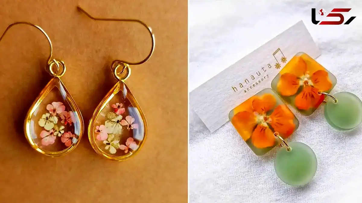 استایل جذاب با گوشواره رزین دست ساز؛ 15 مدل شگفت‌ انگیز