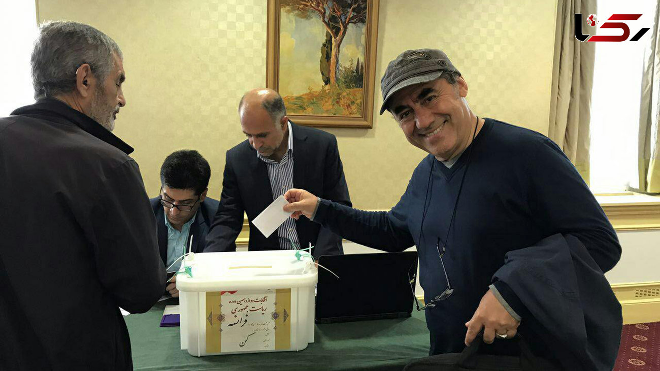 کمال تبریزی در انتخابات شرکت کرد+ عکس