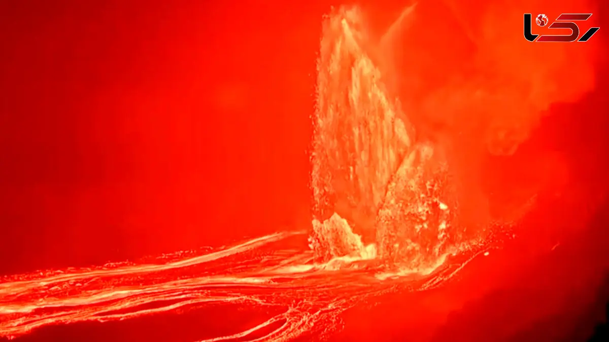 فیلم فوران دیدنی آتشفشان کیلاویا در هاوایی