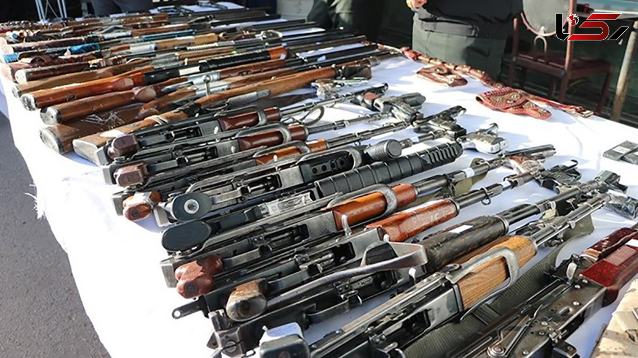 کشف و ضبط ۶۶ قبضه سلاح جنگی از قاچاقچیان در «دهلران»